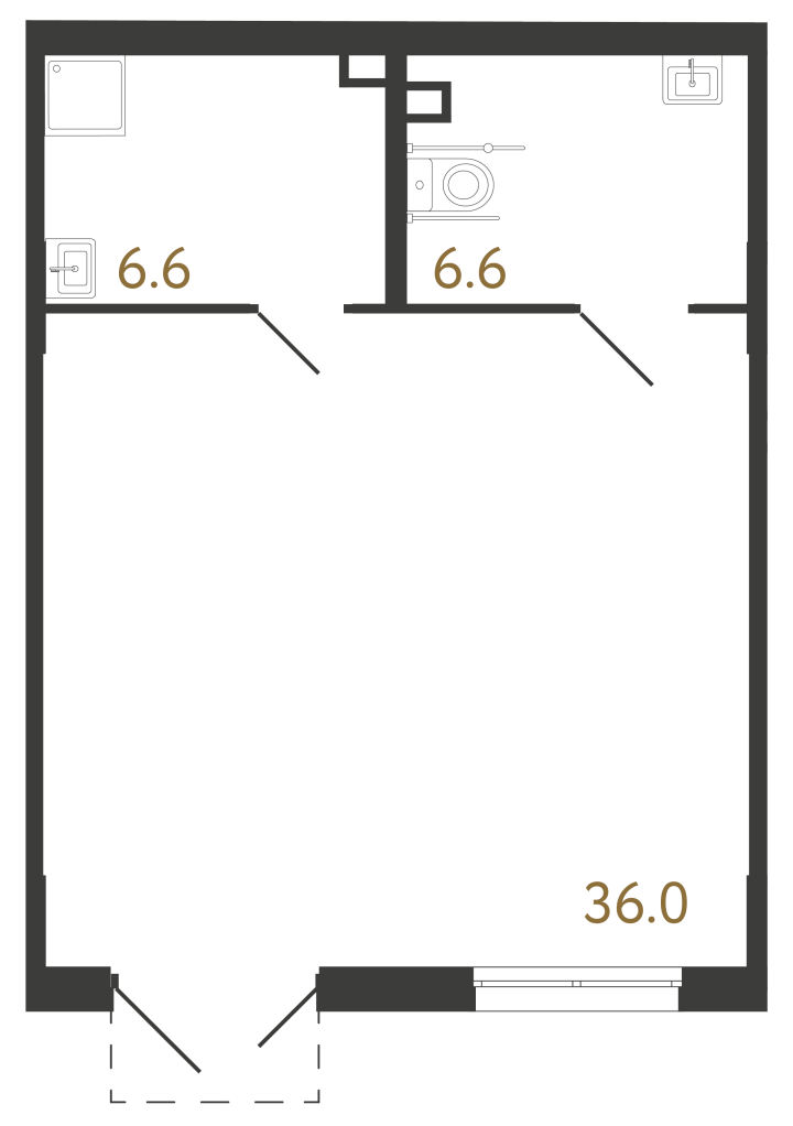 Помещение №1170 - 49.2 м²